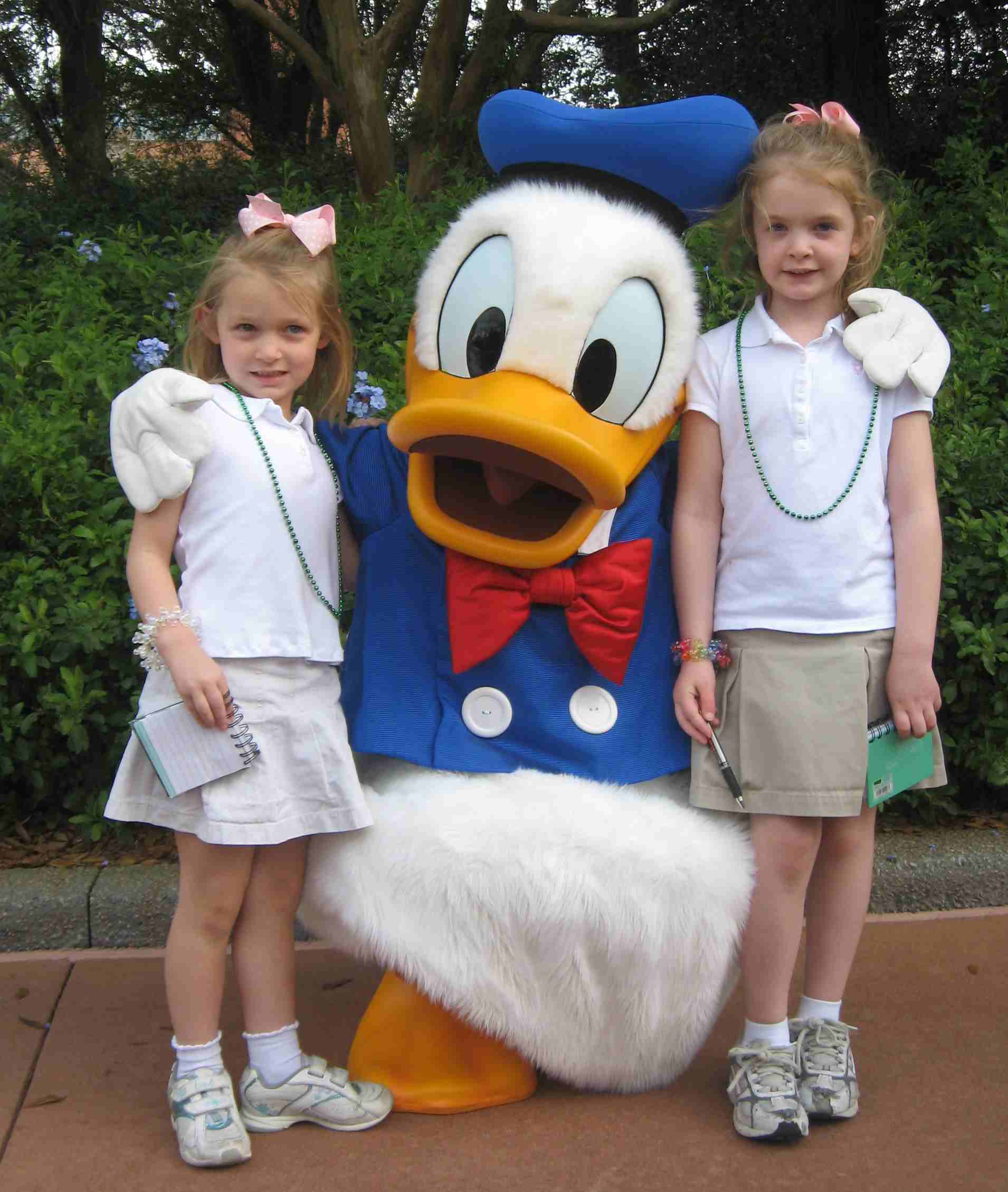 JC and Donald Duck